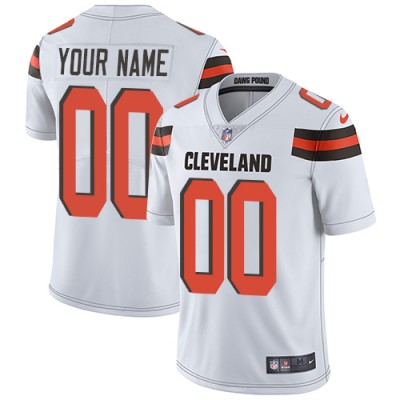 Nike Cleveland Browns Customized White Stitched Vapor Untouchable Limited Men's NFL Jersey